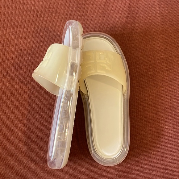 Tory Burch Bubble Jelly Slides Sandal Size 8B - Picture 2 of 4